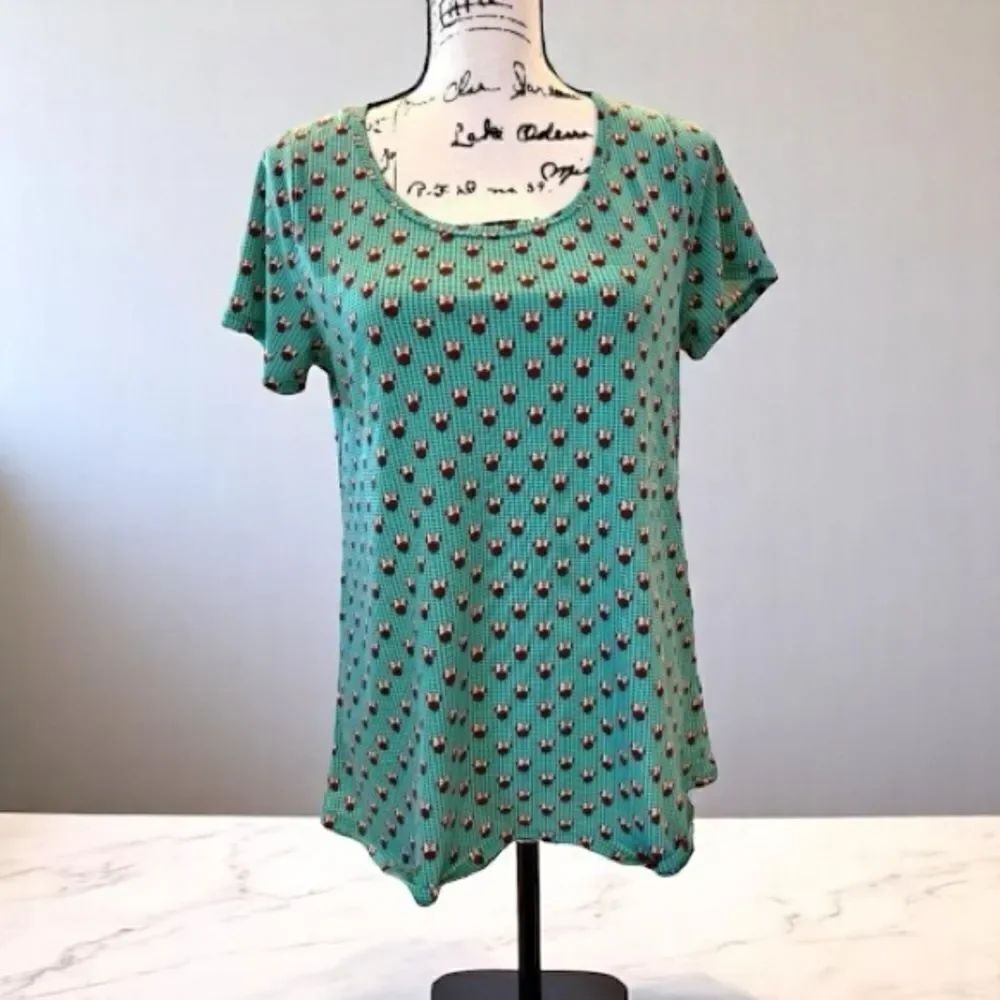 Lularoe Disney Minnie Mouse Print Popover Top Size Small